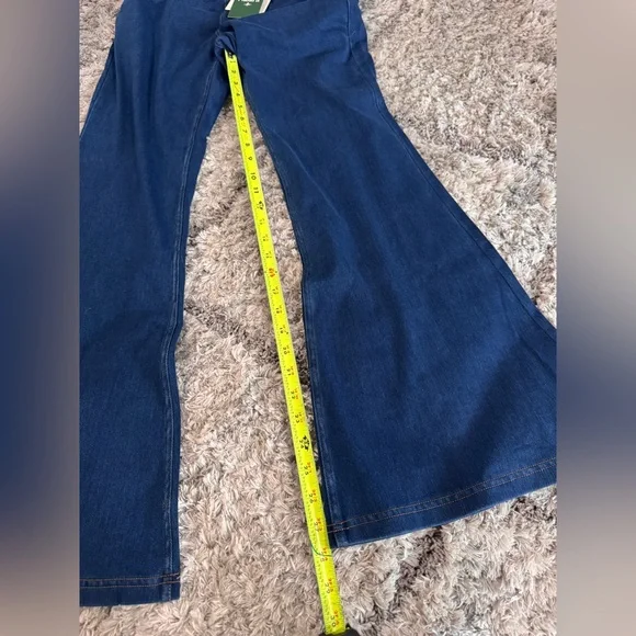 HALARA Dark Blue Flare Jeans - Picture 3 of 6